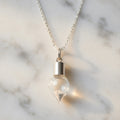 Moon Dust Teardrop Necklace